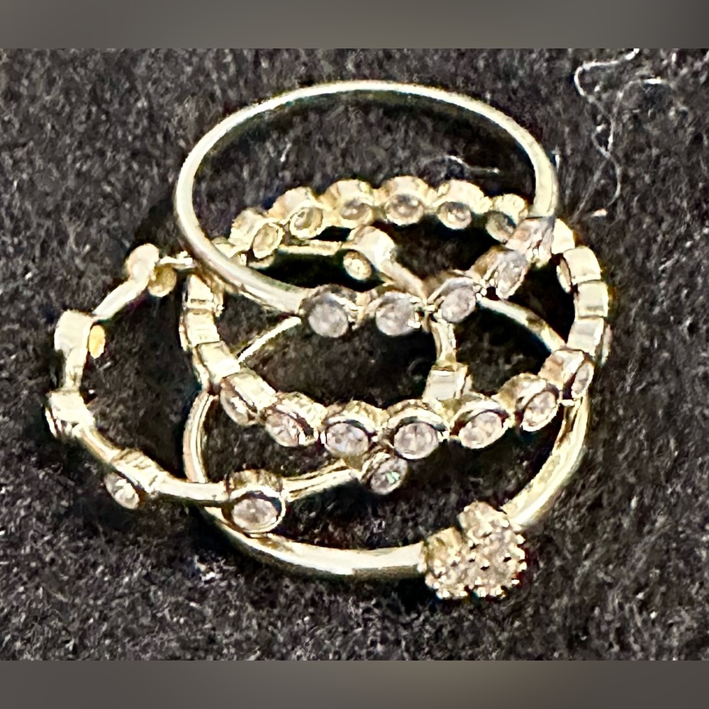 Stackable Rings Size 7ish - Picture 2 of 2